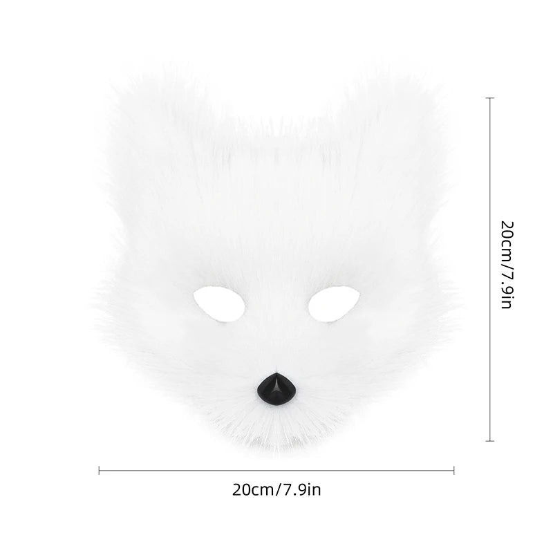 Halloween Ball Masks Animal Wolf Fox Make-up Masks