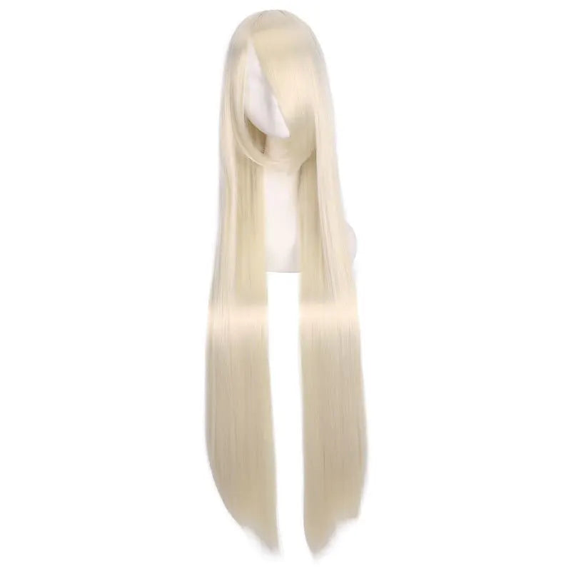 40inch colored straight bangs women's synthetic wig, Halloween makeup