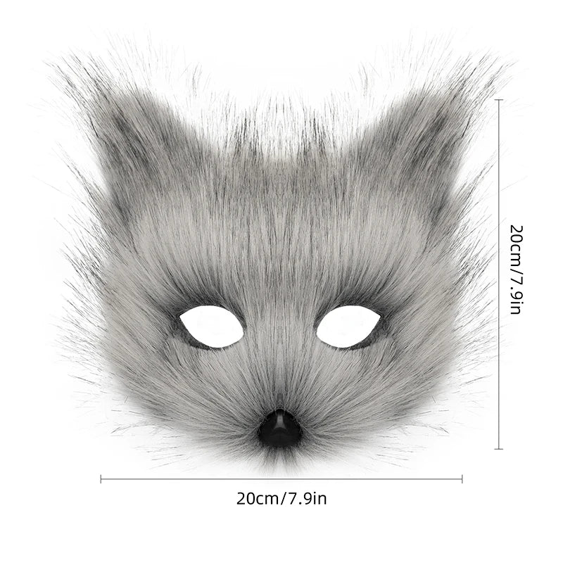 Halloween Ball Masks Animal Wolf Fox Make-up Masks