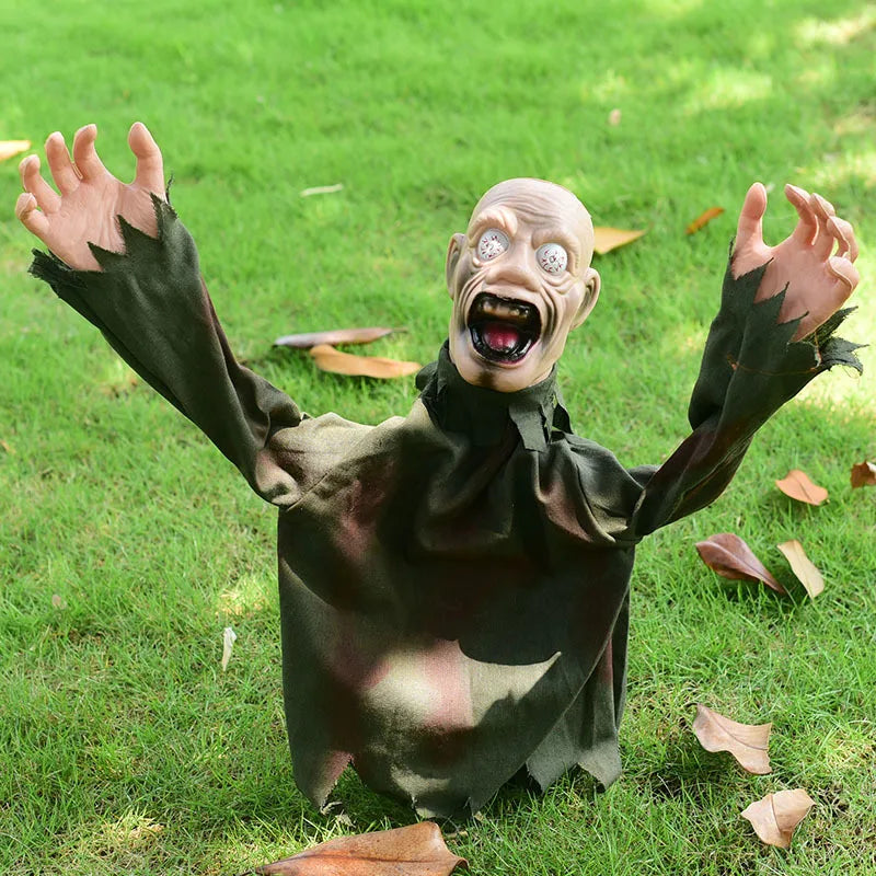 Motion-Activated Jumping Ghost: Plug-in Halloween Terror Prop