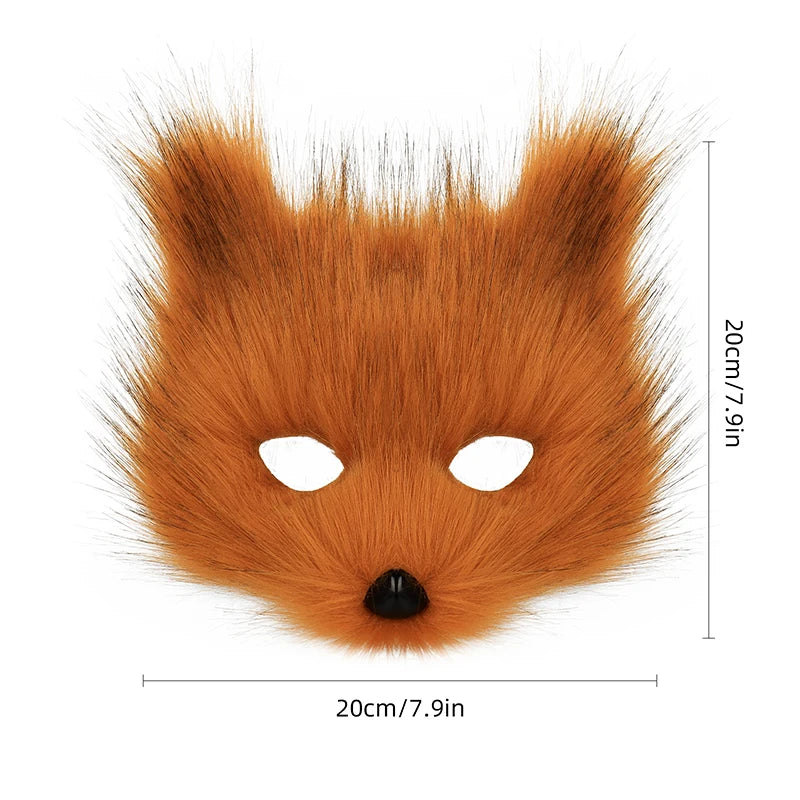 Halloween Ball Masks Animal Wolf Fox Make-up Masks