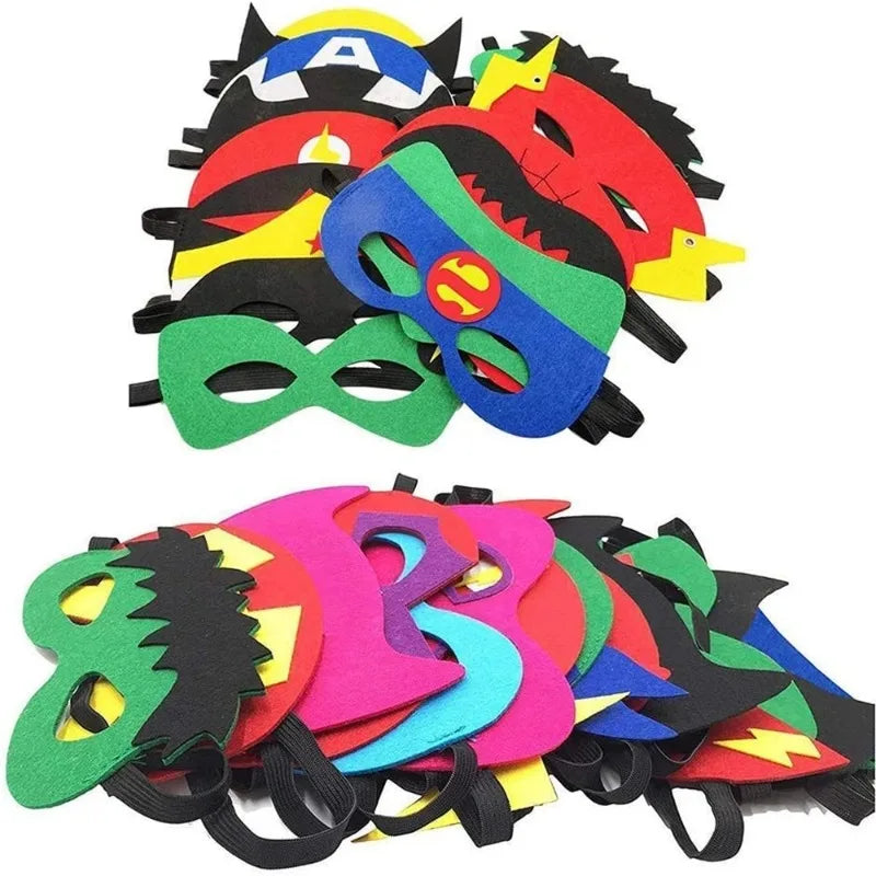 Halloween Superhero Masks Cosplay for Kids Children Favor Mystery Gift