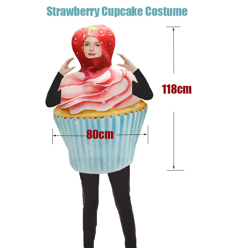 Food-Themed Couple Costumes: Hot Dog, Pizza, Cupcake & More Unisex Halloween Sets