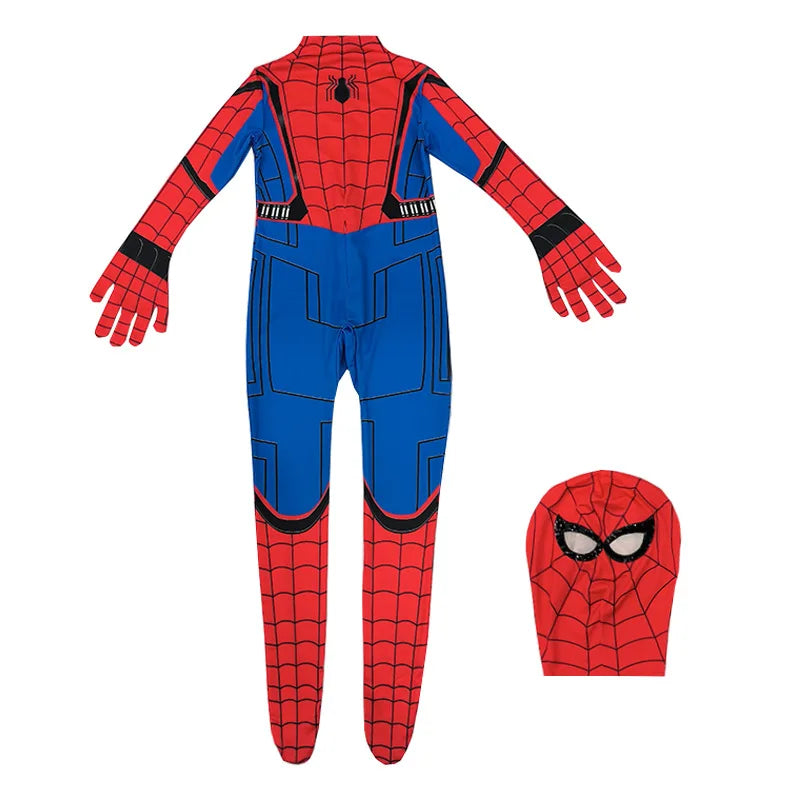 Anime Spiderman Kids Cosplay Costumes Miles Morales Spider Man Jumpsuit